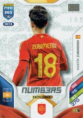MARTIN ZUBIMENDI PANINI FIFA 365 Adrenalyn XL 2026 Numb3rs