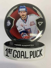 TOMÁŠ KUNDRÁTEK 2024 SportZoo Hokejové Česko 1st Goal Puck