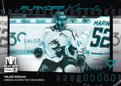 MILOŠ ROMAN SportZoo ELH 2025/26 Play Off Moments Turquoise Blue  07/25