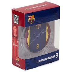 Robert Lewandowski Barcelona – fotbalová memorabilie 14 cm- Signature