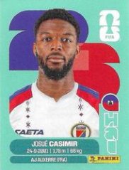 JOSUÉ CASIMIR 2026 Panini FIFA World Cup Stickers