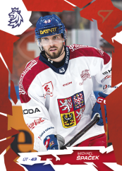 MICHAEL ŠPAČEK 2026 Hokejové Česko SportZoo Scarlet Red