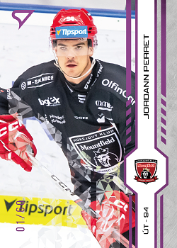 JORDANN PERRET - SportZoo Tipsport 2023-24 I.série Purple Iceberg 40/60