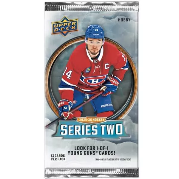 2025-26 Upper Deck Series Two hockey hobby pack