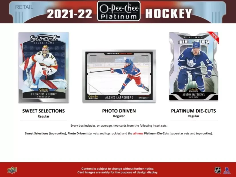 2021-22 Upper Deck O-Pee-Chee Platinum Hockey Blaster Box