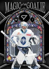 Sběratelská hokejová karta ADAM BRÍZGALA ze série SportZoo 2025-26 I.serie Magic of the Goalie. Originální produkt SportZoo. Kód: MG-16.