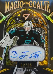 DOMINIK FRODL SportZoo 2025-26 I.serie Magic Of The Goalie AUTO