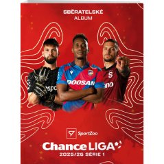 Deskové album SportZoo Fotbal Chance Liga 2025/26 – Série 1 s 15 zakládacími stránkami