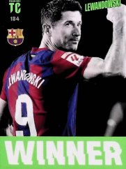 Robert Lewandowski 2024 Panini Top Class Winner