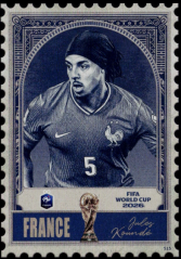 JULES KOUNDE 2026 Panini Kayou FIFA World Cup Stamp