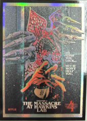 Stranger Things karta – The Massacre at Hawkins Lab HOLO