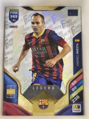 ANDRES INIESTA FIFA 2026 Adrenalyn XL Fan Silver LEGEND