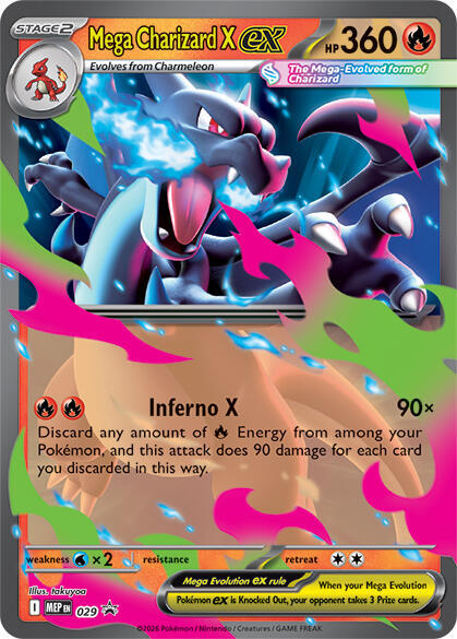 Mega Charizard X ex 029 Promo