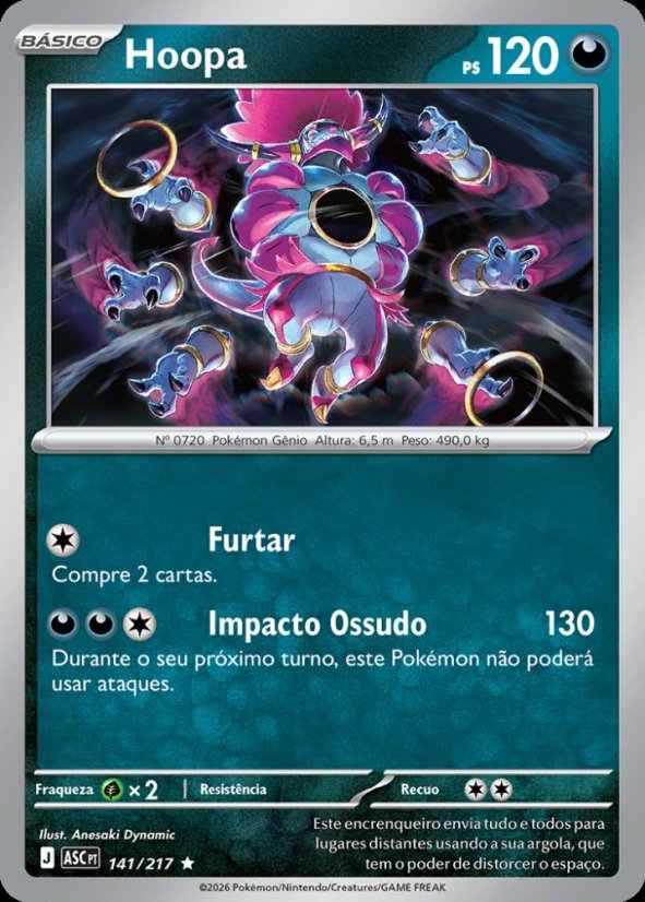 Hoopa 141/217 Ascended Heroes