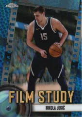NIKOLA JOKIC 2024-25 Topps Chrome Film Study Refractor Blue