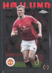 RASMUS H?JLUND 2024-25 Topps Chrome UEFA Club Competitions