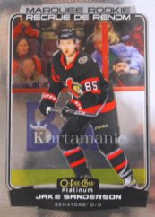 JAKE SANDERSON 22-23 O-PEE-CHEE Platinum-MARQUEE ROOKIE