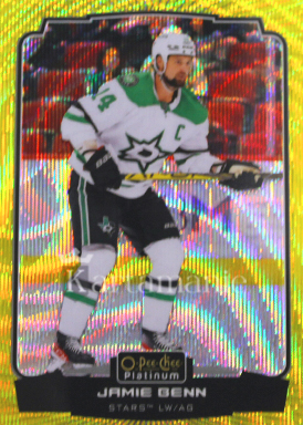 JAMIE BENN 22-23 O-PEE-CHEE Platinum-Neon Yellow Surge