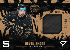 DEVIN SHORE 2025-26 SportZoo Sparta vzdává Hold-Jersey 12/50