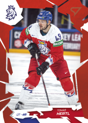 TOMÁŠ HERTL 2026 Hokejové Česko SportZoo Scarlet Red