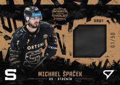 MICHAEL ŠPAČEK 2025-26 SportZoo Sparta vzdává Hold-Jersey 23/50