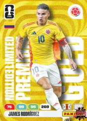 JAMES RODRIGUEZ 2026 Panini FIFA World Cup LIMITED EDITION PREMIUM GOLD
