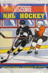 1990-91 Score EN balíček hokejových karet – anglická edice NHL karet s nováčky a hvězdami