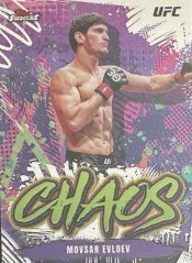 MOVSAR EVLOEV 2024 Topps Finest UFC Chaos