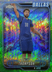 KLAY THOMPSON 2024-25 Topps Chrome Refractor Green