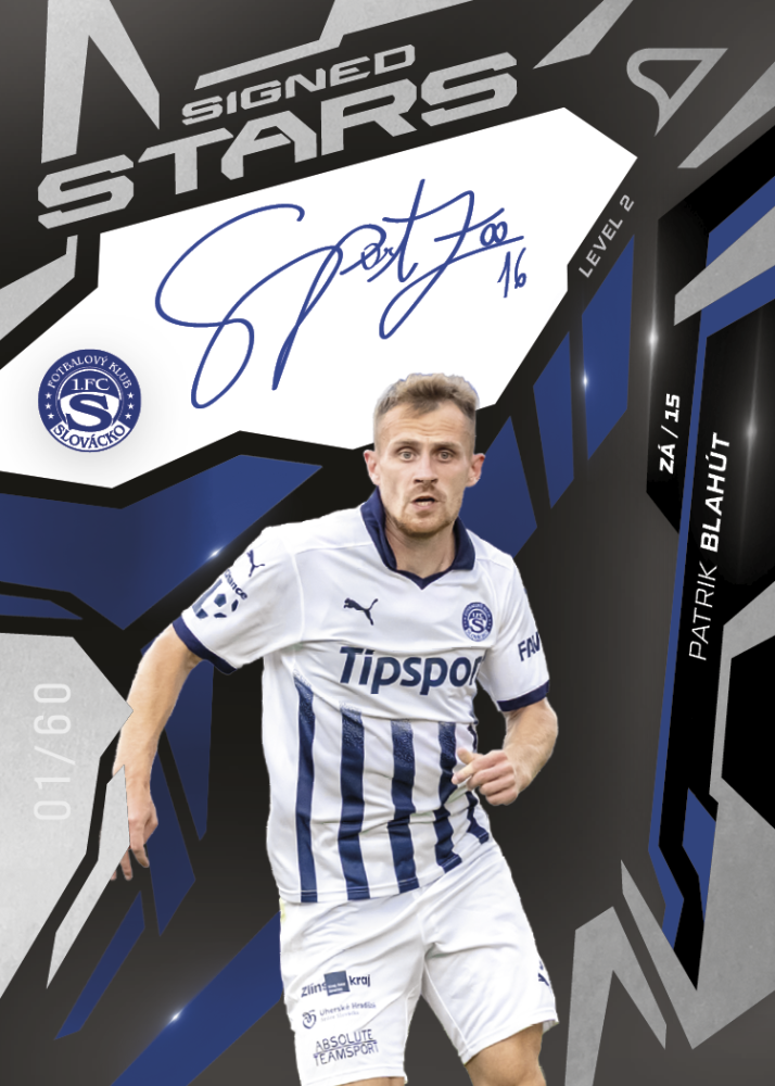 PATRIK BLAHÚT 2026-27 SportZoo Série 1 Chance liga Signed Stars 50/60