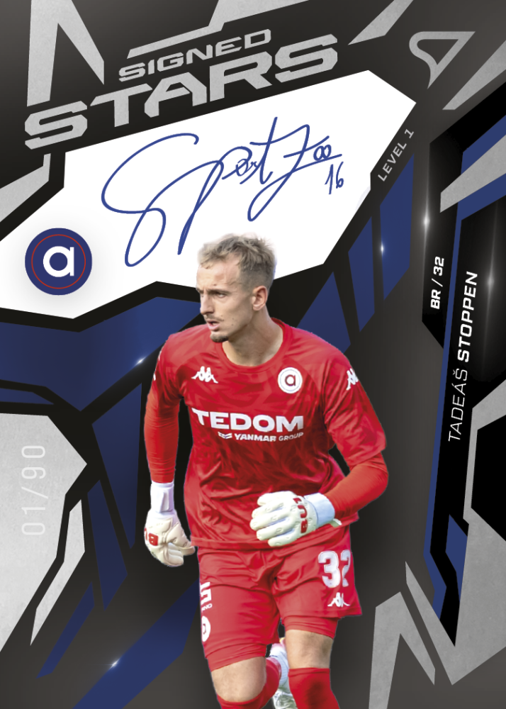 TADEÁŠ STOPPEN 2026-27 SportZoo Série 1 Chance liga Signed Stars 21/90