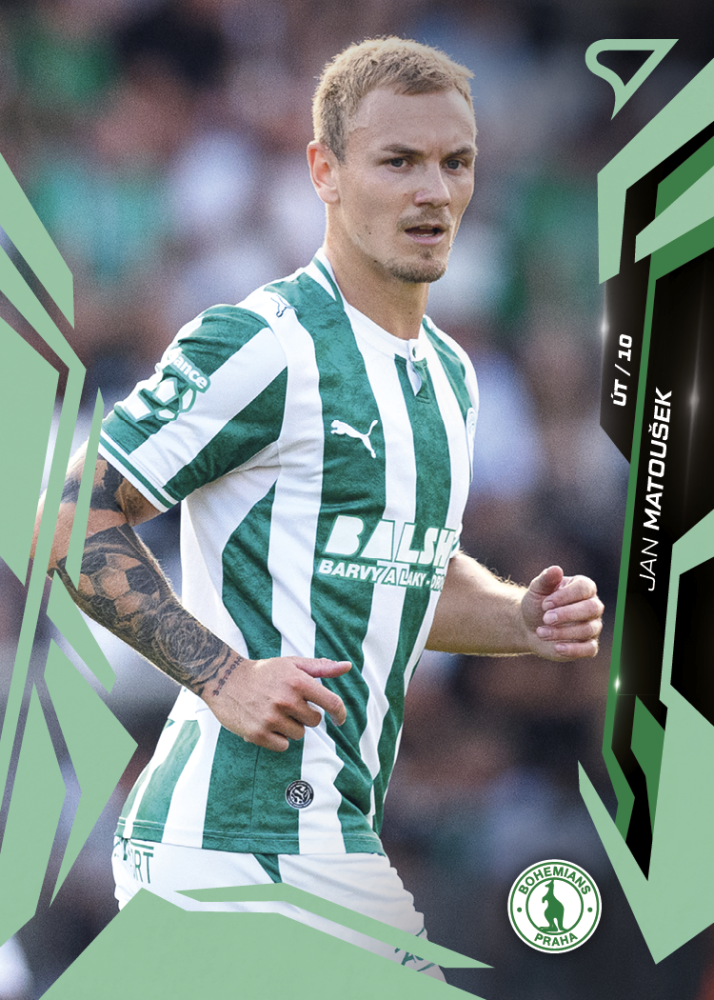 JAN MATOUŠEK 2026-27 SportZoo Série 1 Chance liga Green